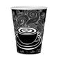 1000 x 16oz/480ml, Single Wall Hot Art Disposable Cups, Art Cup[CA2313]