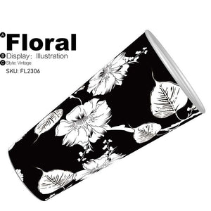 8oz single wall paper cup art series cups