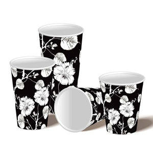 8oz single wall paper cup art series cups