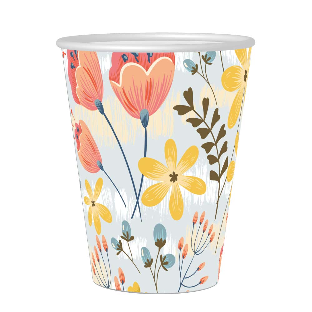 12oz single wall paper cups