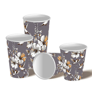 8oz single wall paper cups