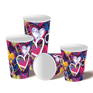 8oz single wall disposable cups